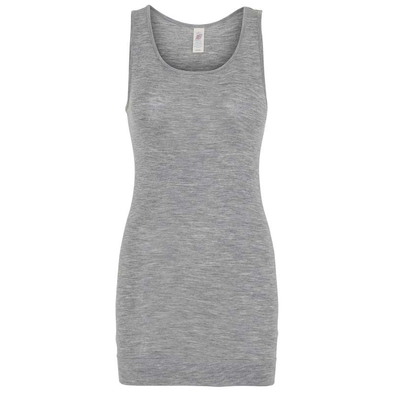 Maillot de Corps Angel Nature pour Femme Long Laine/Soie Gris Mé