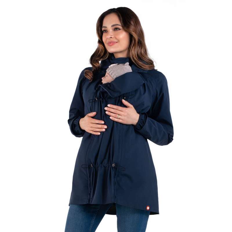 Wombat Co Numbat Go Giacca per gravidanza e allattamento Navy