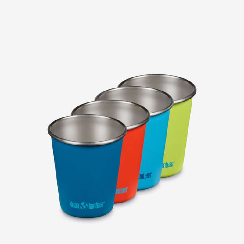 Klean Kanteen Stainless Steel Cup - 296ml - 4-Pack - Dragon Tails