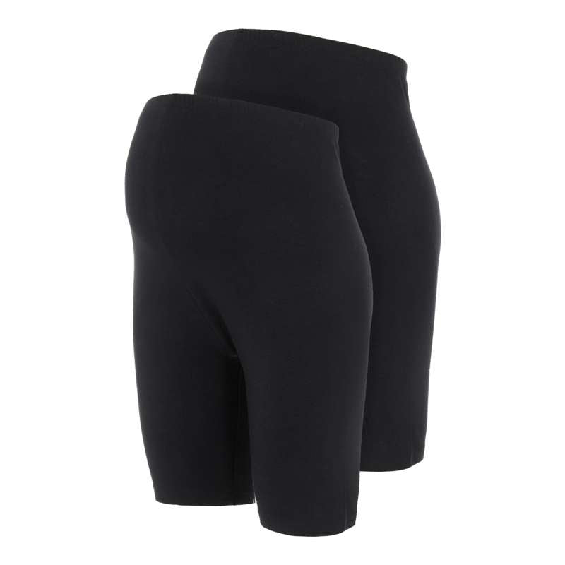 Mamalicious MLSANNI Maternity Cycling Shorts 2-pack Black