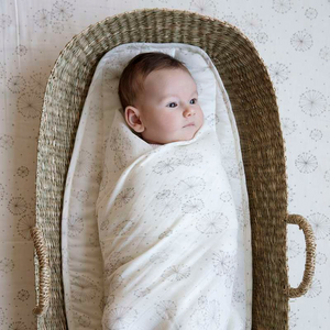 Babyschlafsack und Wickeltücher