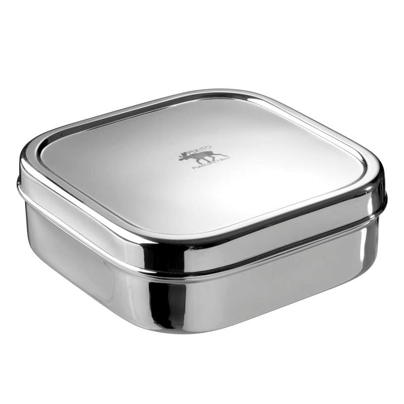 Pulito PureLunchBox Lunchbox - Stainless Steel - Square