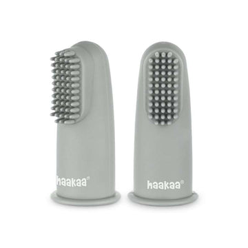 Haakaa Fingertoothbrush - Grau