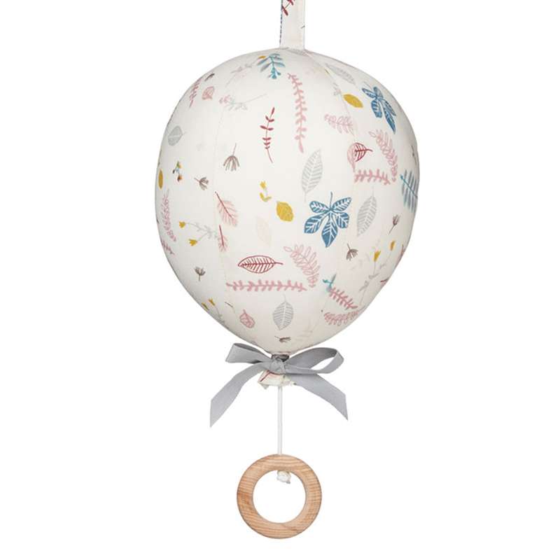 <tc>Cam Cam copenhagen</tc> Music Mobile - Balloon - Pressed Leaves Rose