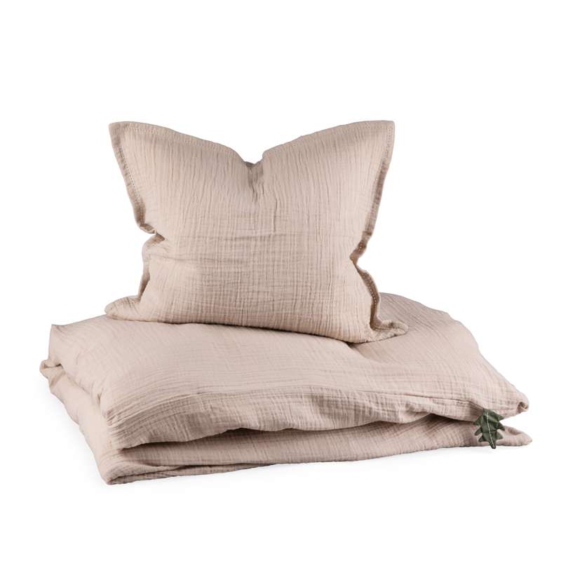 Sebra Bedding - Junior - Muslin - Seabreeze Beige