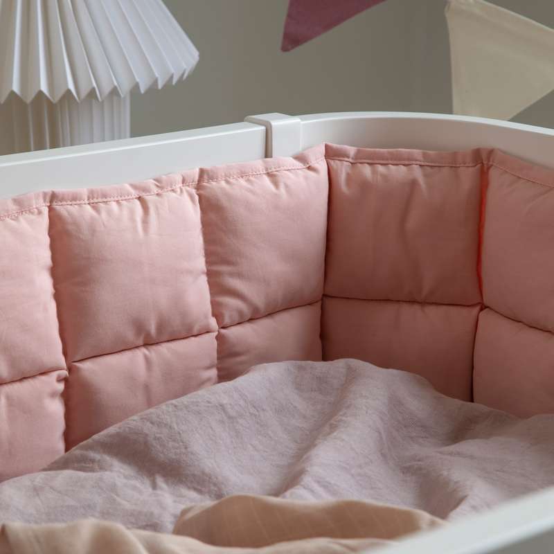 Sebra Bed Bumper - Kapok (Blossom Pink)