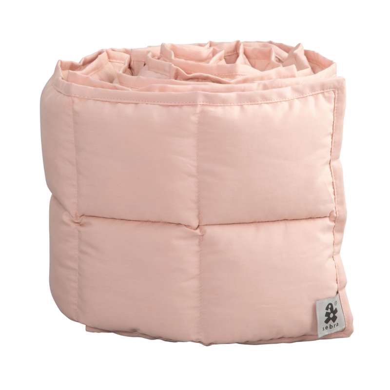 Sebra Bed Bumper - Kapok (Blossom Pink)