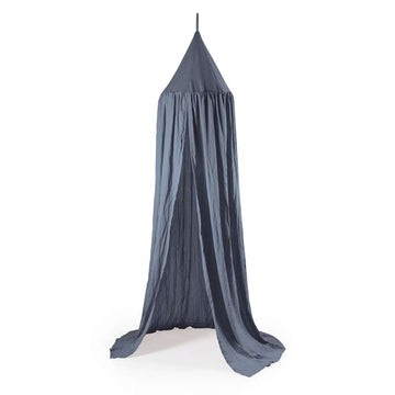 Sebra Tente de lit - Tissu Dobby - Lac Forestier Bleu 