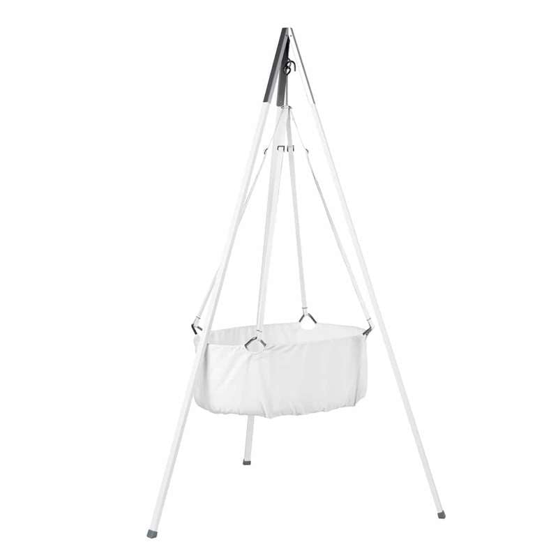 Leander Stand for Classic Cradle - White aluminum.