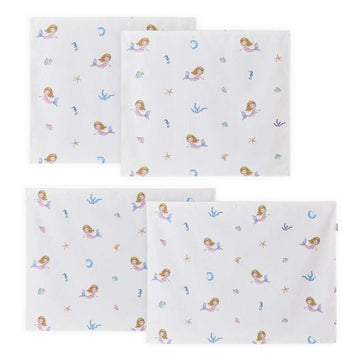 Hoppekids Forhæng til Halvhøj Seng - MERMAID - Flere Størrelser