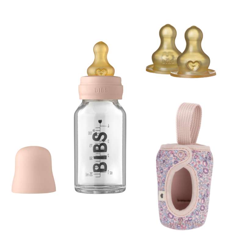 BIBS Flaschenpaket - Nr. 10 - Klein - Blush/Eloise