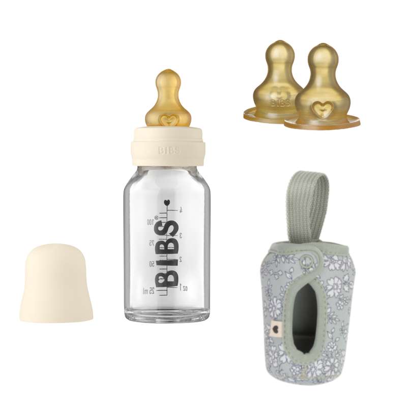 BIBS Bottle Bundle - No13 - Lille - Ivory/Capel