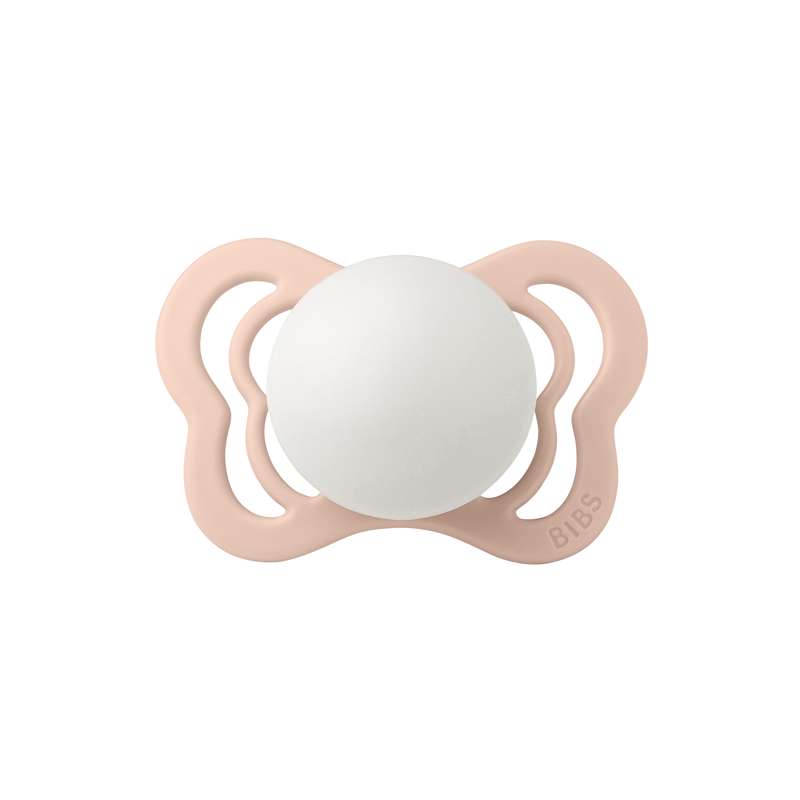 BIBS Couture Sucette - Taille 1 - Caoutchouc naturel - GLOW - Blush