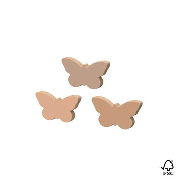 Cam Cam Copenhagen Въздушни ключета Пеперуда - 3-опаковка - FSC 100% 