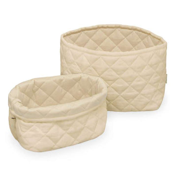 Cam Cam Copenhagen Quilted Storage Baskets - 2 pcs. - OCS - Praline 