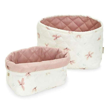 Cam Cam Copenhagen Panier de rangement matelassé - 2 pcs. - Crème de Fleur de Vent