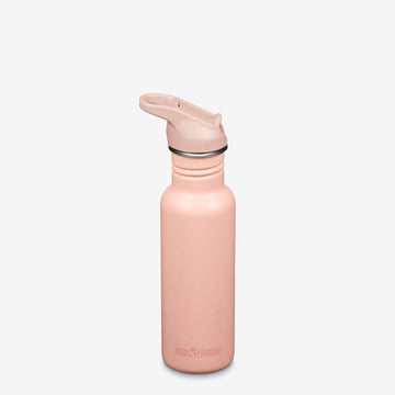 Klean Kanteen Classic Drikkedunk - Flip/Seal SportCap - 532ml - Peach Parfait