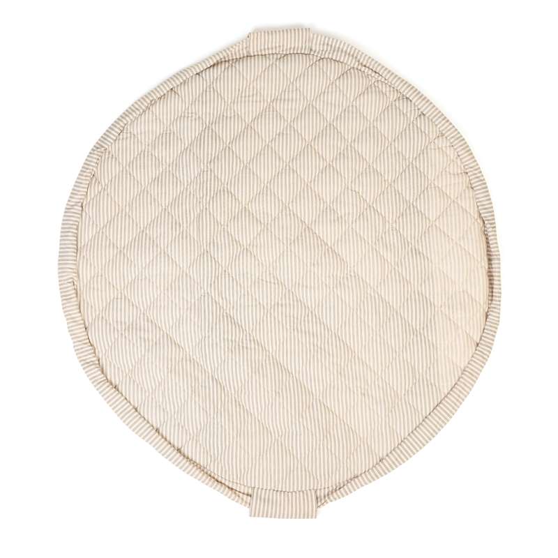 Play & Go Soft Organic - 2-i-1 Opbevaringstæppe/Legetæppe - Stripes Blue