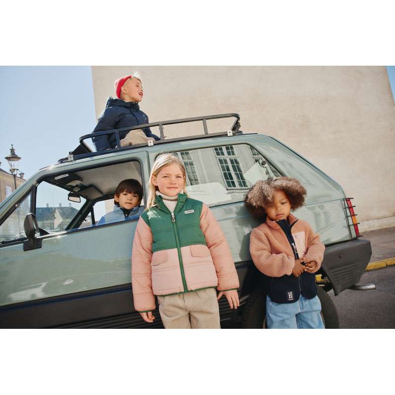 Liewood Nolan Fleece Jacket - Tuscany Rose Mix