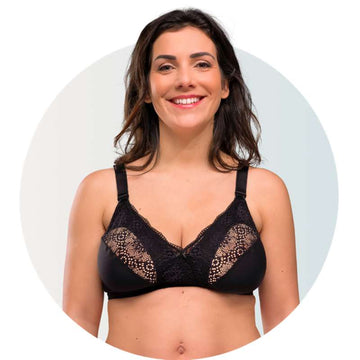 Soutien-gorge d'allaitement Carriwell Soft as Silk - Noir