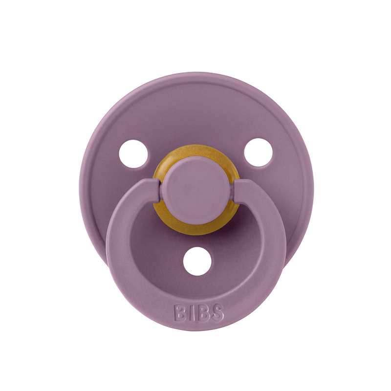 BIBS Anatomischer Colour Schnuller - Größe 2 - Naturkautschuk - Mauve