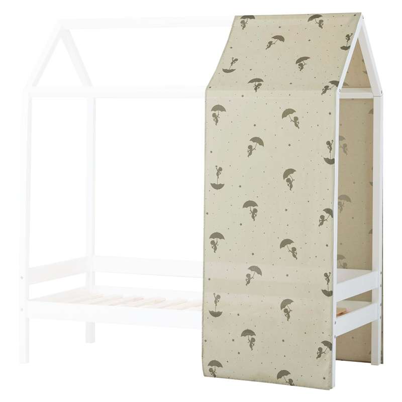 Hoppekids Forhæng til Husseng - OLE LUKOIE - Flere Størrelser - Grøn