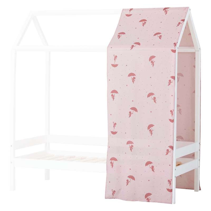 Hoppekids Forhæng til Husseng - OLE LUKOIE - Flere Størrelser - Rød