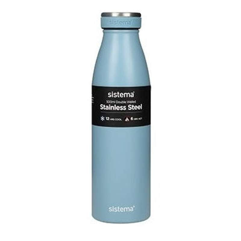 Sistema Garrafa térmica - Aço inoxidável - 500ml - Coast Blue 