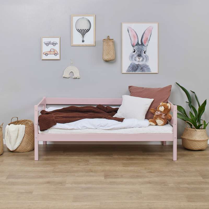 Hoppekids ECO Comfort - Juniorbed - 70x160 cm. - Pale Roze 