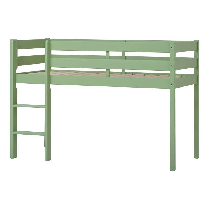 Hoppekids ECO Comfort - Mid-height Bed (Multiple Sizes) - Pale Green 