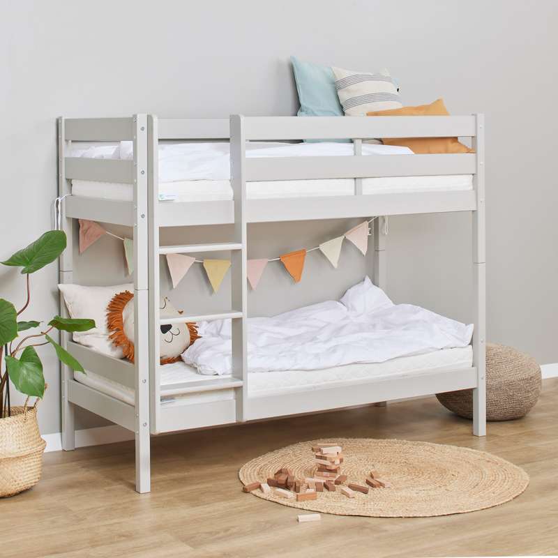 Hoppekids ECO Comfort - Etagenbett (verschiedene Größen) - Taubengrau