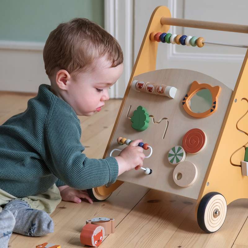 Sebra Gåvogn m. Aktiviteter - Wildlife