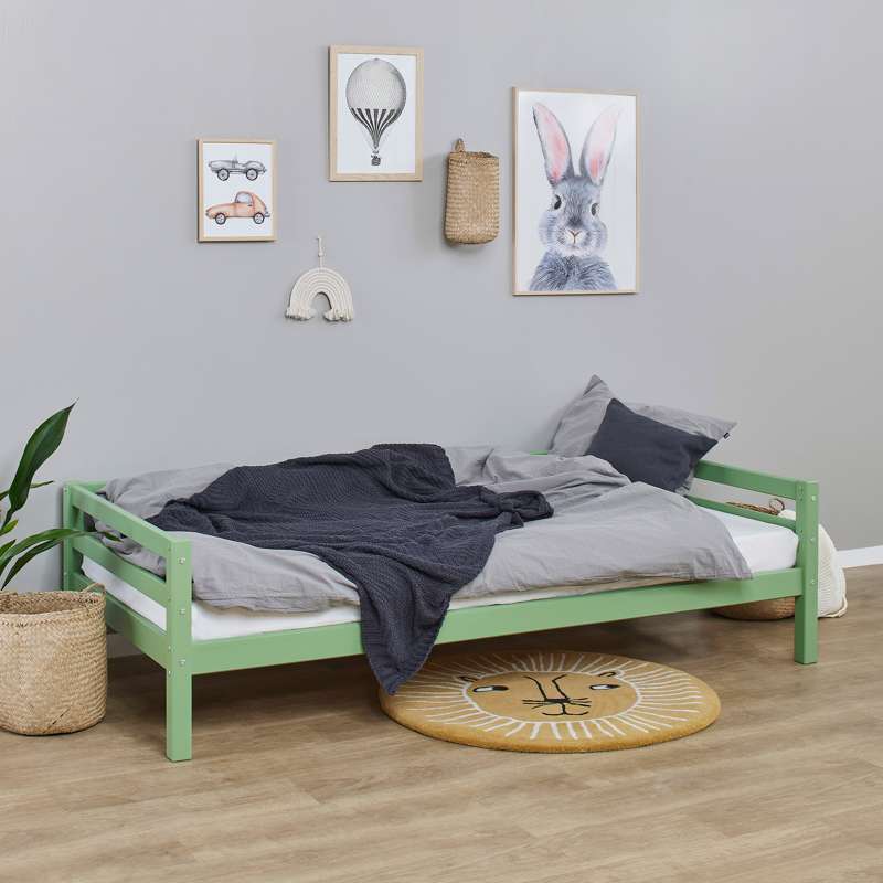 Hoppekids ECO Dream - Mijn Kleur Juniorseng - 90x200 cm. - Deelbaar - Pale Green 