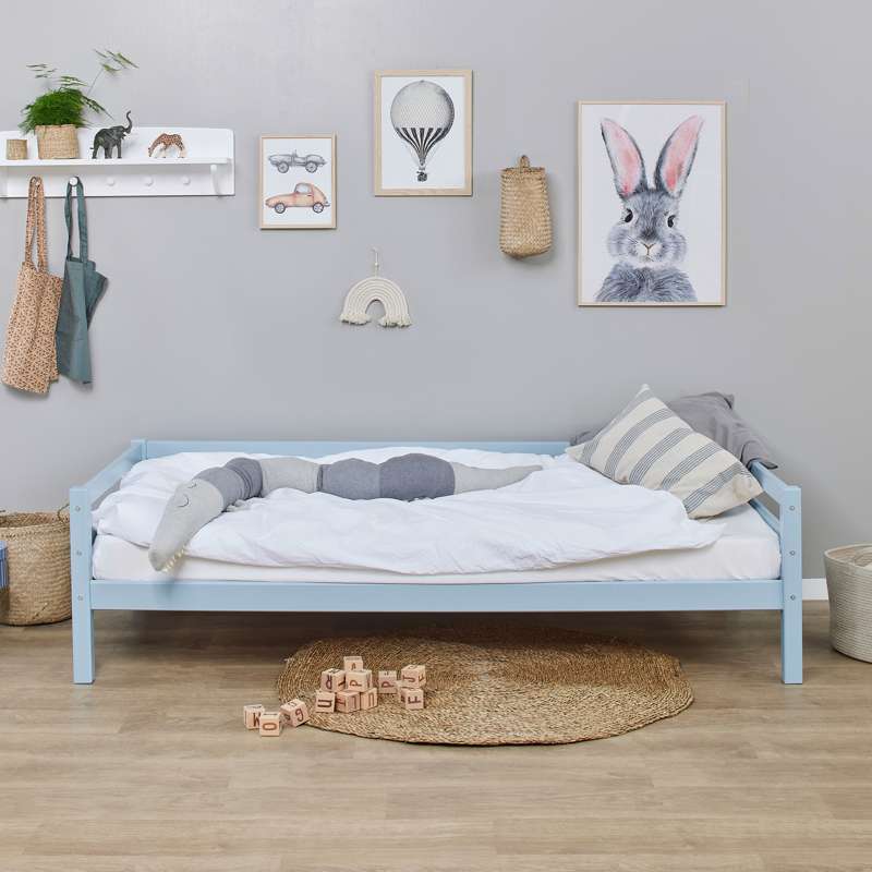 Hoppekids ECO Dream - Mijn kleur Juniorseng - 90x200 cm. - Deelbaar - Droom Blauw 