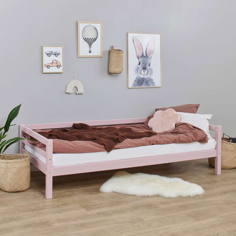 Hoppekids ECO Dream - Mijn Kleur Juniorslaapbank - 90x200 cm. - Deelbaar - Pale Rose 