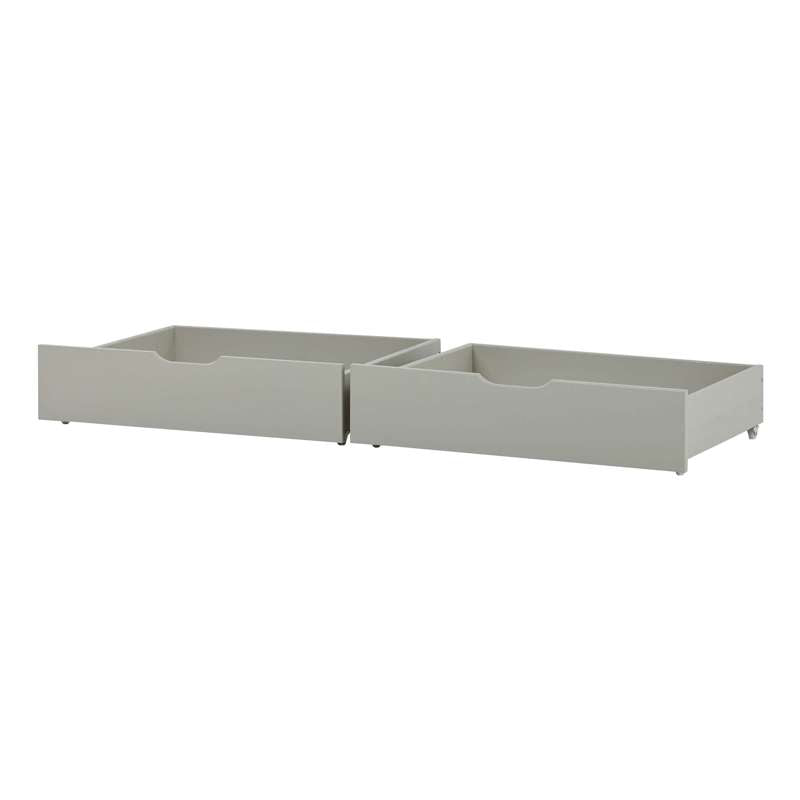 Hoppekids Drawer Set on Wheels - 2 pcs. - Dove Grey 