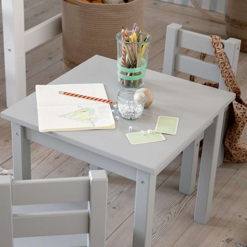 Hoppekids MADS Table enfant - Gris tourterelle