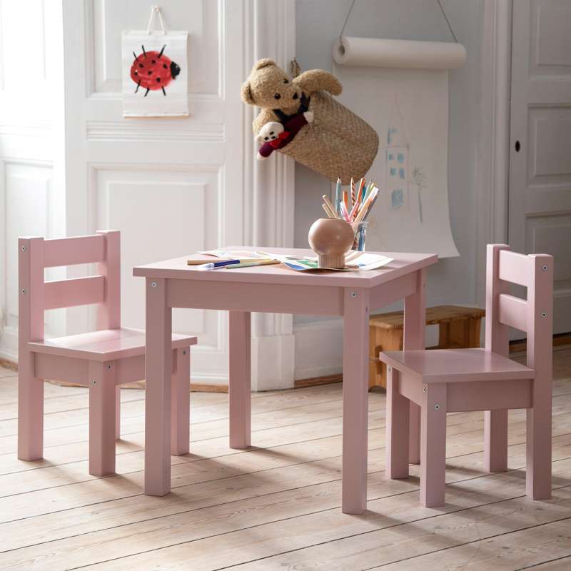 Hoppekids MADS Chaise pour enfants - Rose pâle