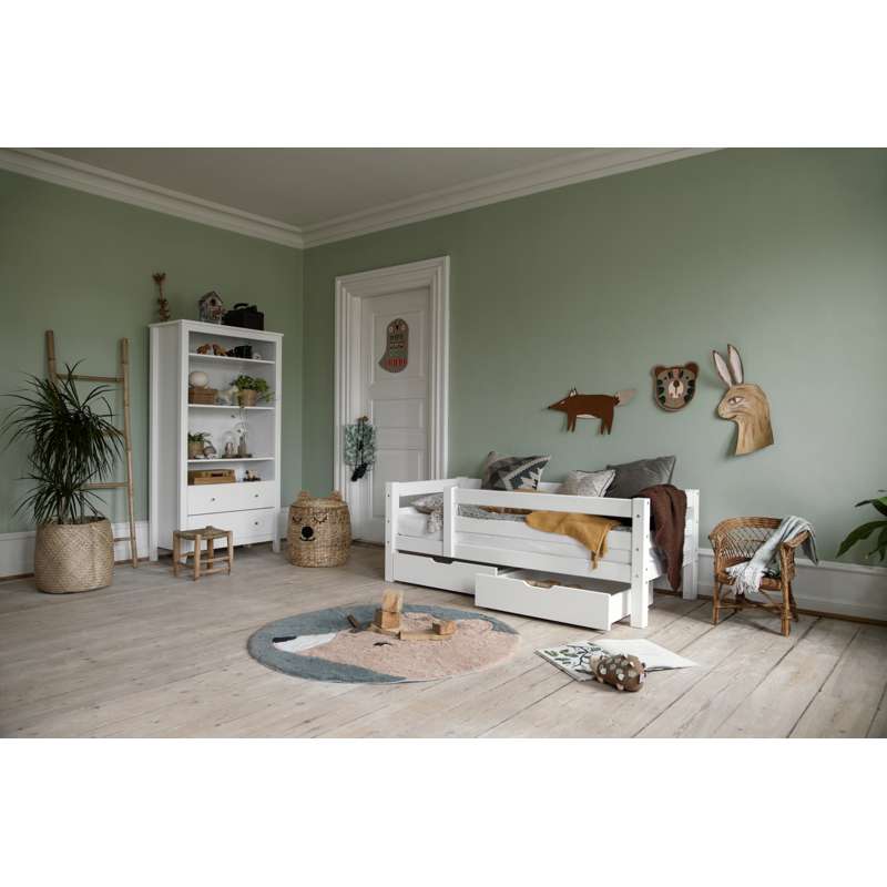 Hoppekids ECO Luxury - Разтегателен диван с облегалка и спалня (Няколко размера) - Бял 