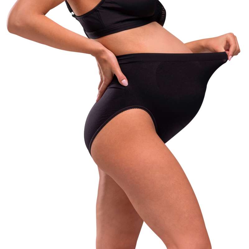 Carriwell Aanstaande Moeder Steunondergoed naadloos - zwart 