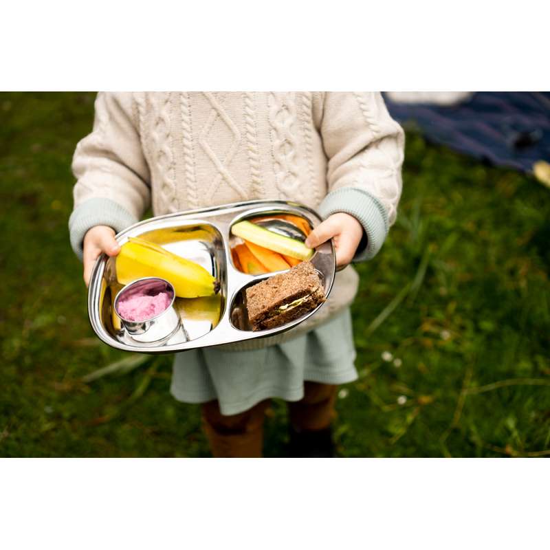 Pulito Steel Lunch Tray - Stainless Steel - Small