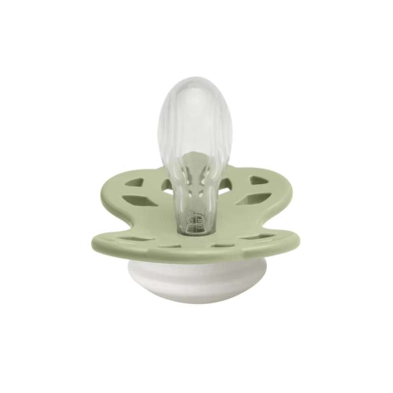 BIBS Symmetrisk Infinity Sut - Str. 2 - Silikone - GLOW - Sage