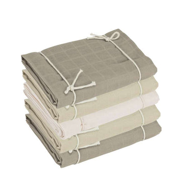 Oh'Naturel Økologiske Stofbleer/Minisvøb - 5-pak - Earth Mix