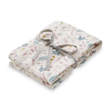 <tc>Cam Cam copenhagen</tc> Swaddle - GOTS - Pressed Leaves Rose