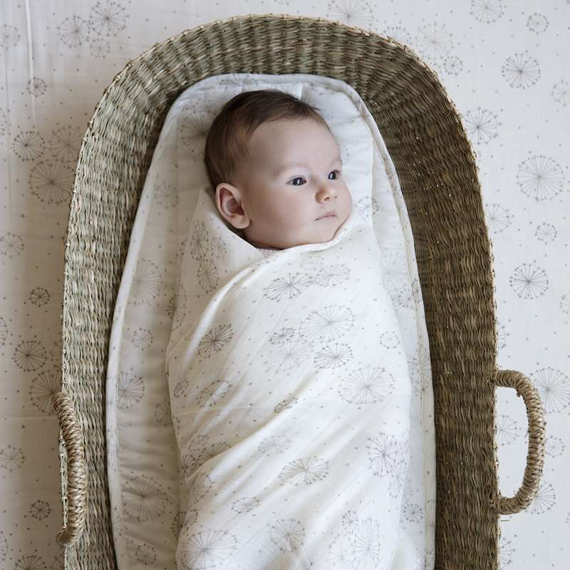 <tc>Cam Cam copenhagen</tc> Swaddle - GOTS - Dandelion Natural