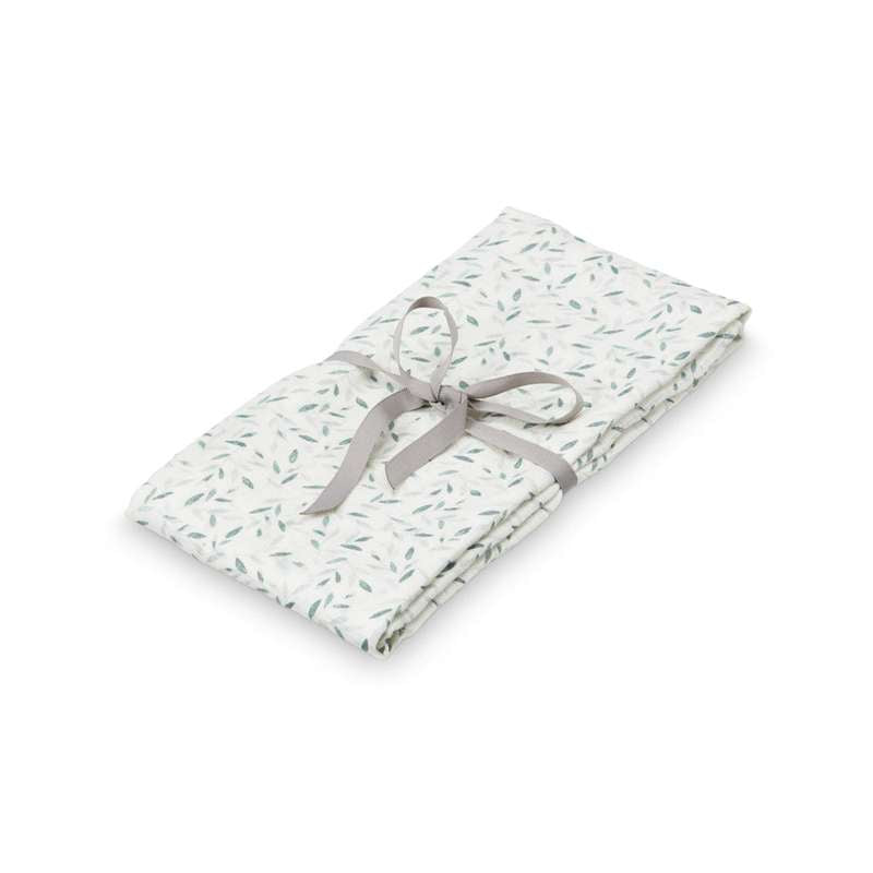 Cam Cam Copenhagen Couverture - GOTS - Feuilles Vertes