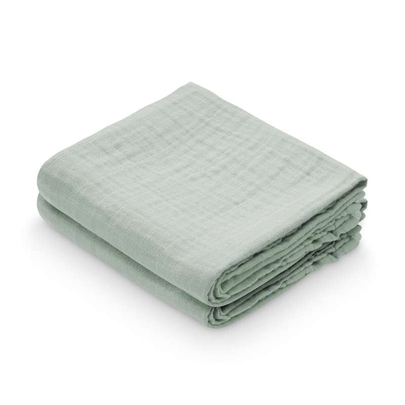 <tc>Cam Cam copenhagen</tc> Burp Cloth - 2-Pack - GOTS - Dusty Green