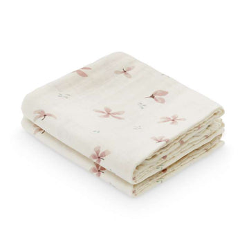 <tc>Cam Cam copenhagen</tc> Burp Cloth - 2-Pack - GOTS - Windflower Cream