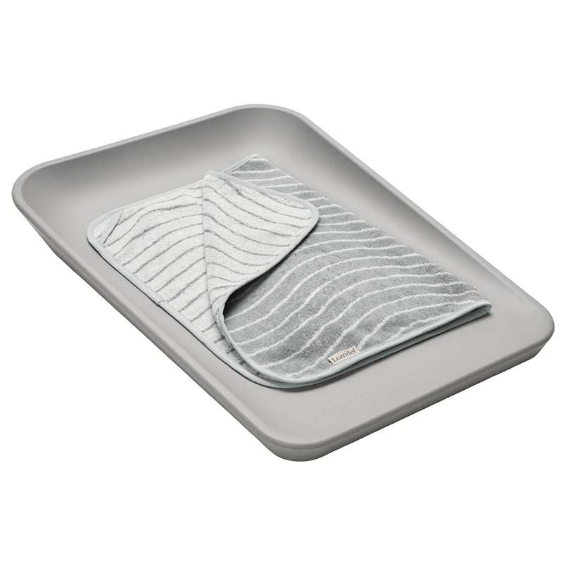 Leander Tops for changing pad - Woodland - Organic - Cool Grey 