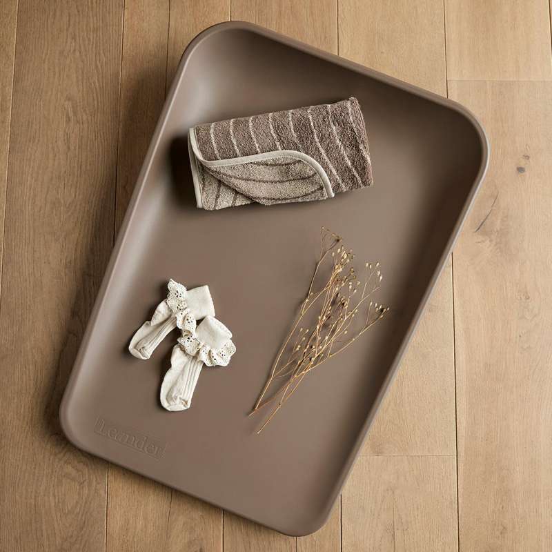 Leander Tops for changing pad - Woodland - Organic - Mocha 